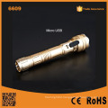6609 Promotion Portable Multi-Function Tactical Police Flashlight, Power Bank 5600 mAh for iPhone
